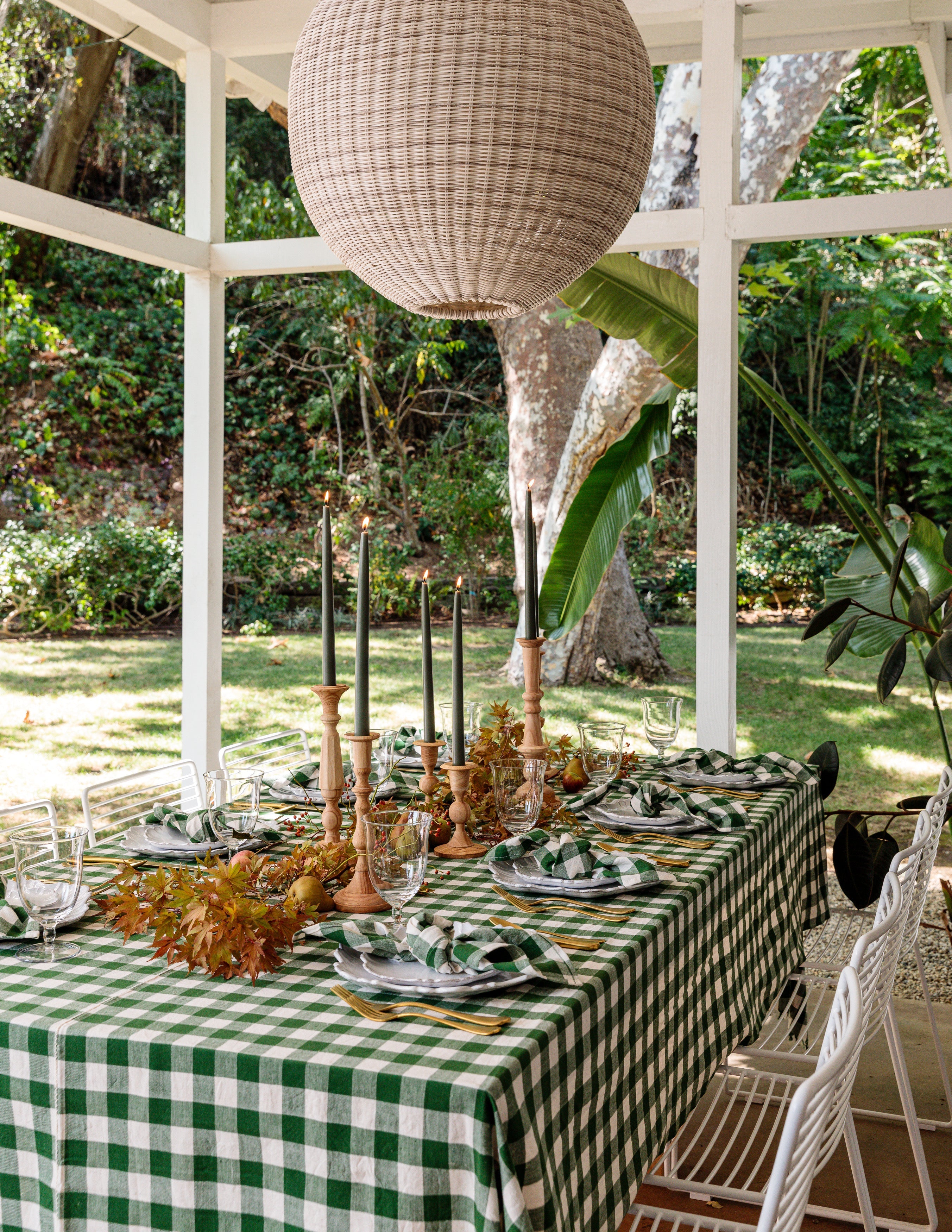 GINGHAM - Hunter Tablecloth