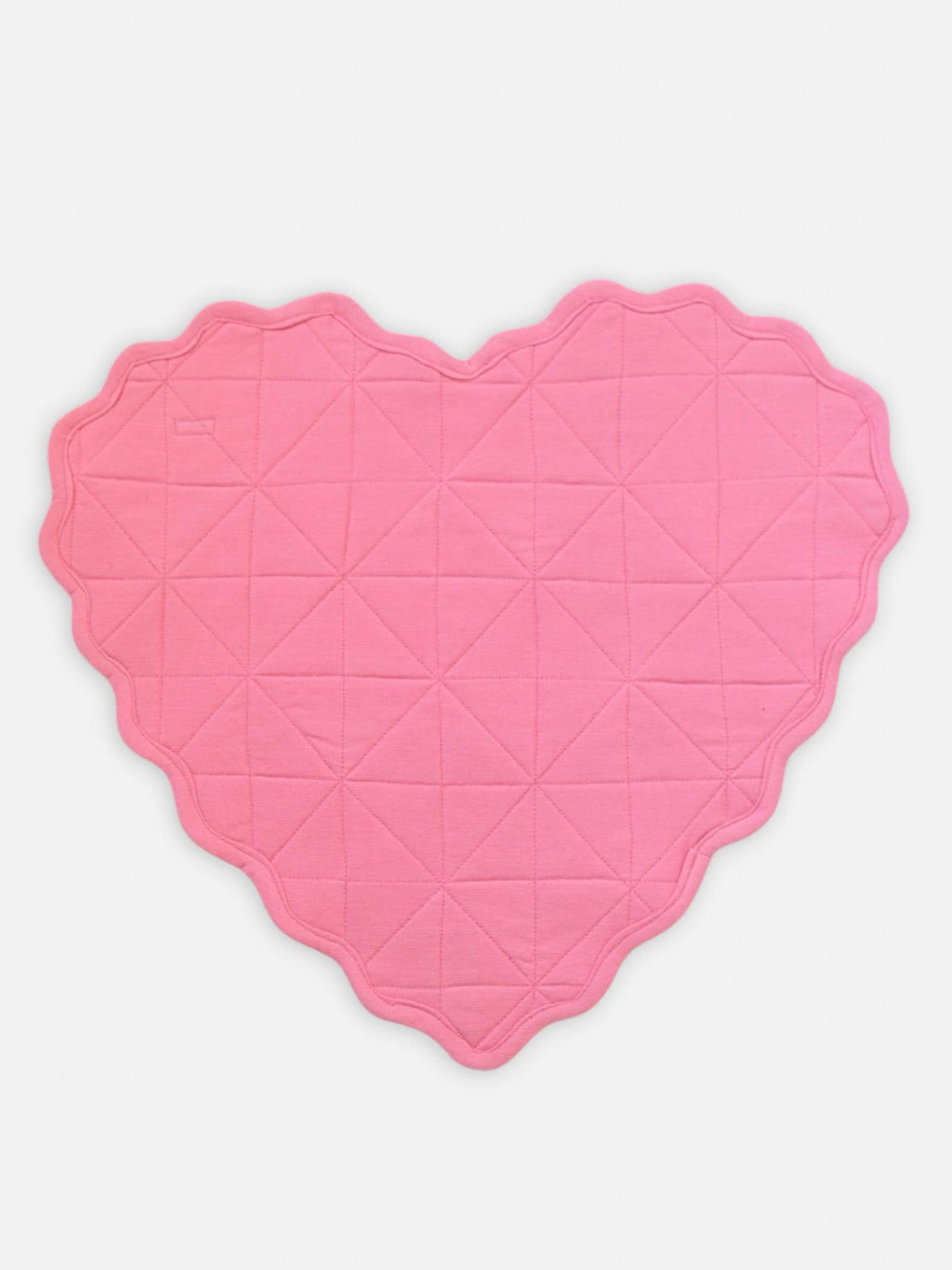SOLID - Peony Quilted Heart Placemat