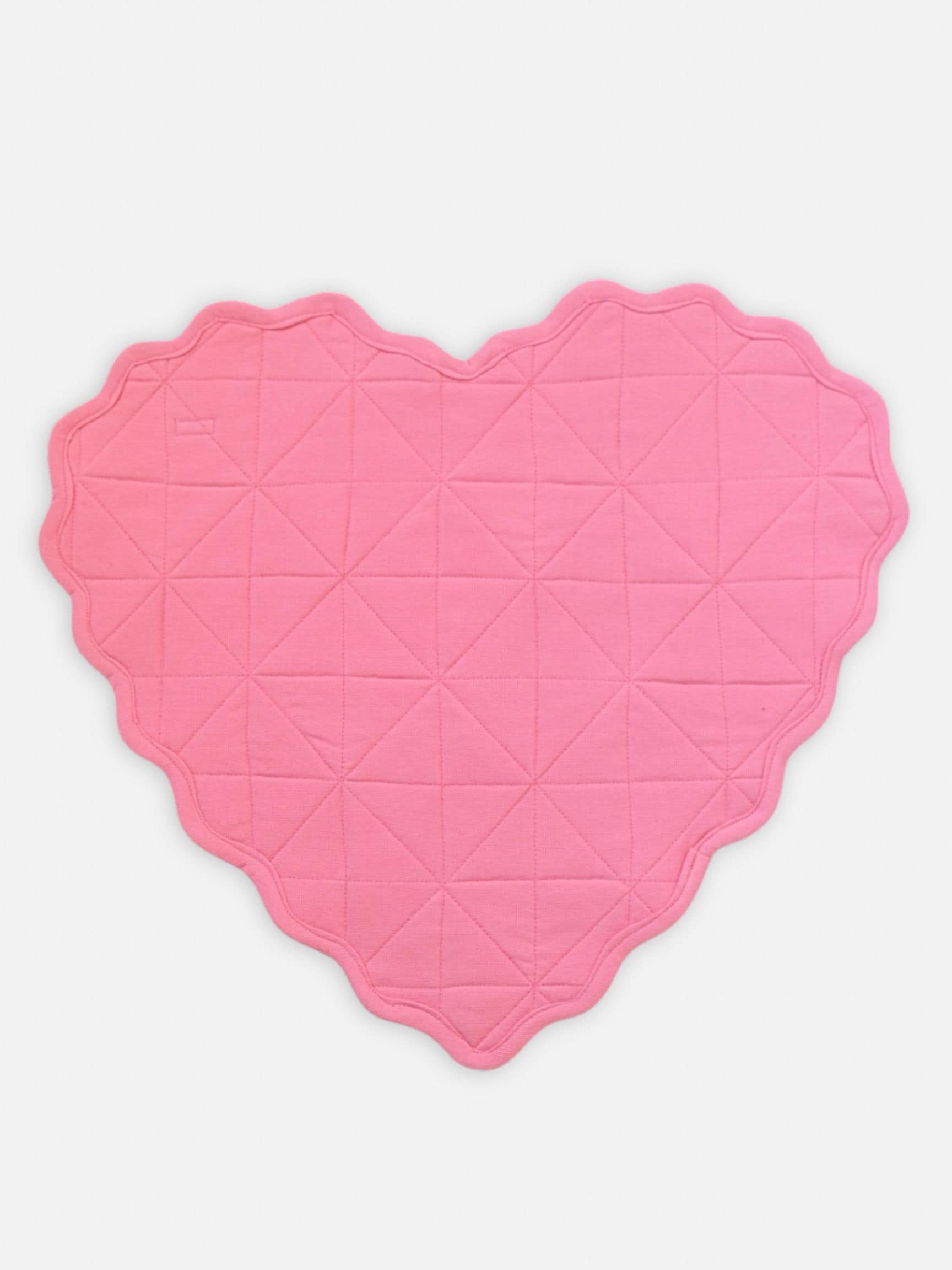 SOLID - Peony Quilted Heart Placemat