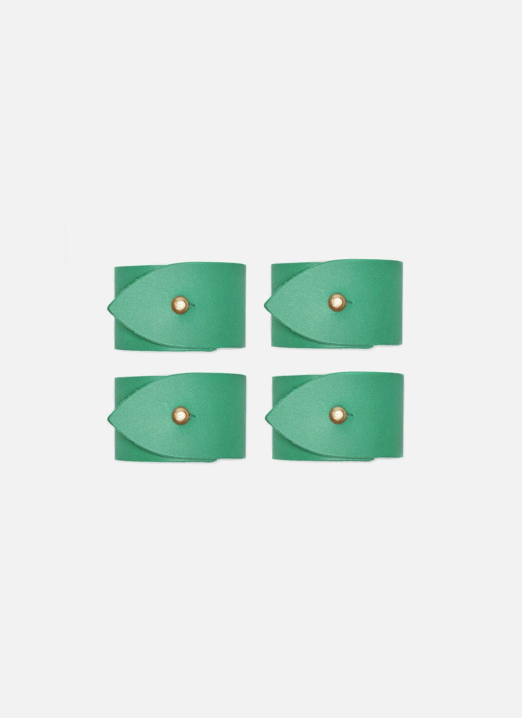 HTH x Clare V. Green Napkin Rings (set of 4)