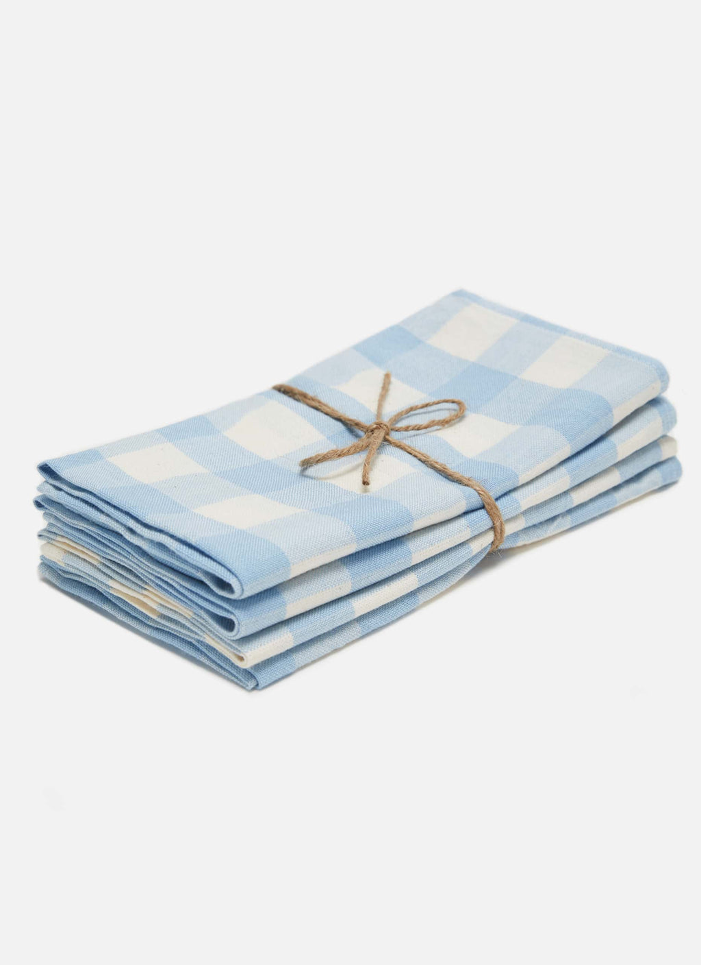 GINGHAM - Baby Blue Napkins