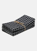 HARRISON PLAID - Black Napkins
