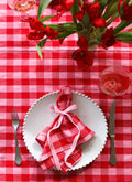 GINGHAM -  Valentine Napkins