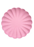 Large Bubblegum Pink Compostable Plates (x8)