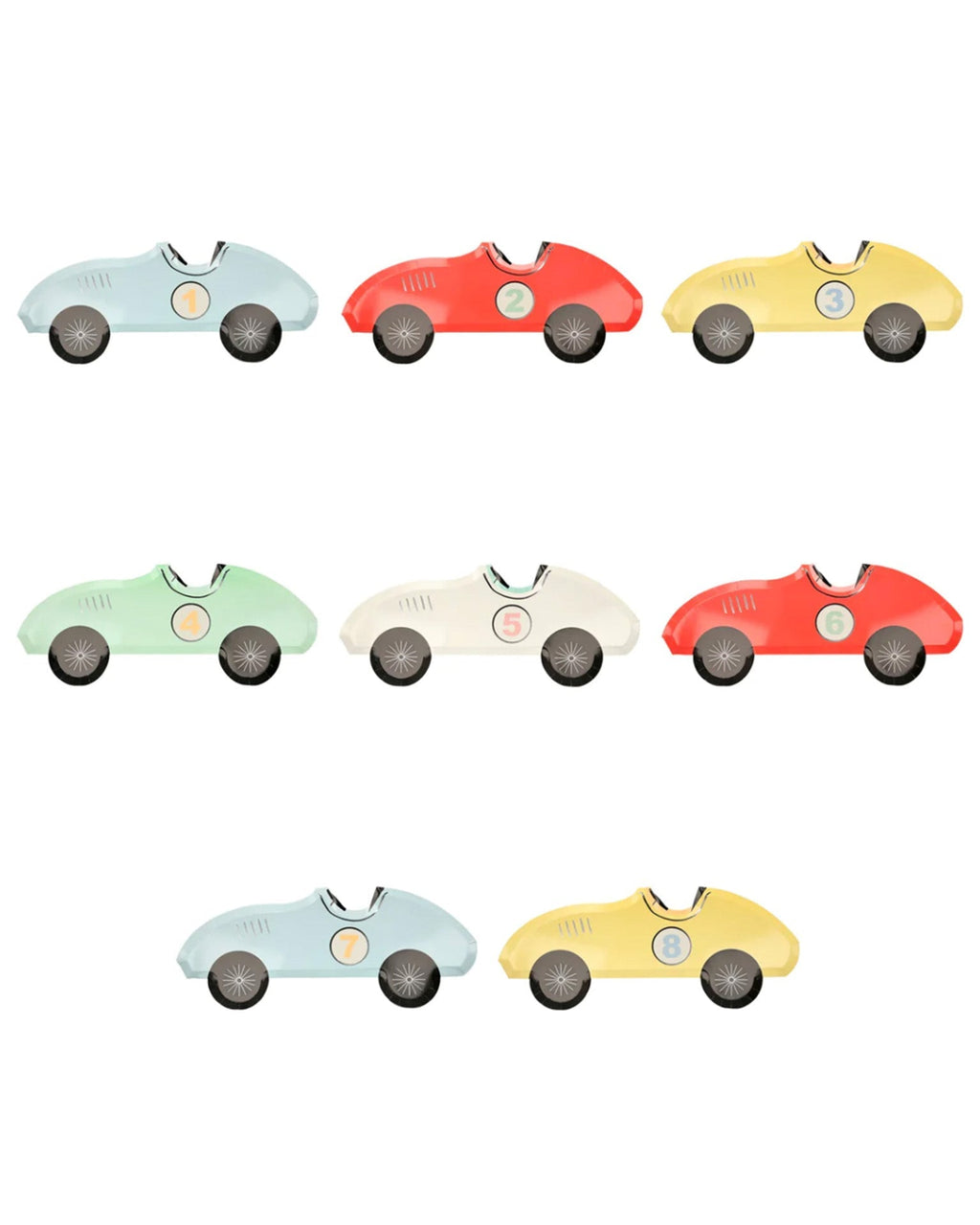 Race Car Plates