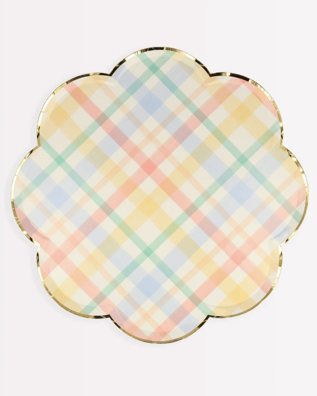Plaid Pattern Side Plates