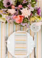MULTI STRIPE - Spring Pastel Napkins