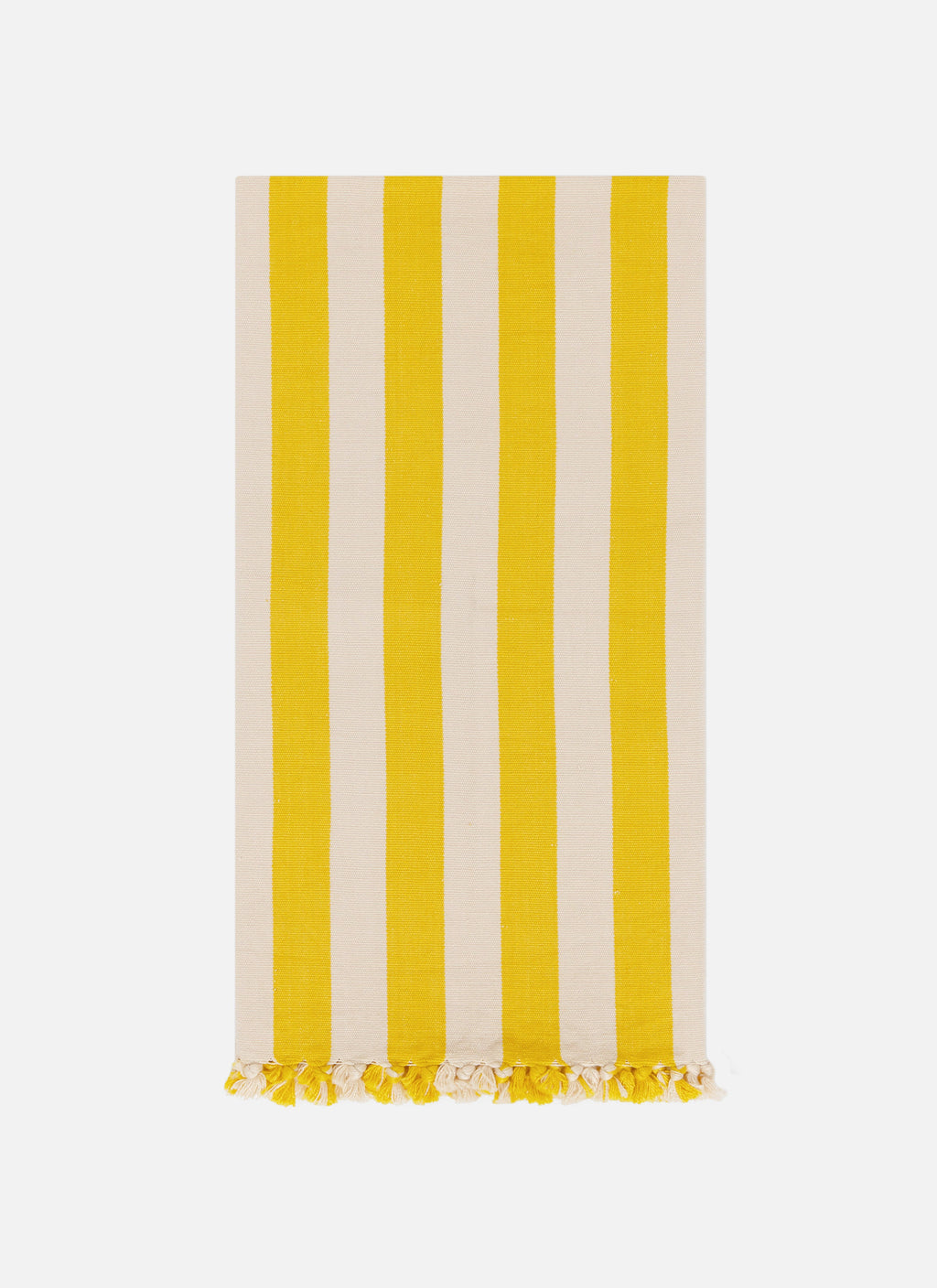 HTH x Domino MEDIUM STRIPE - Lemon & Sand Tea Towel