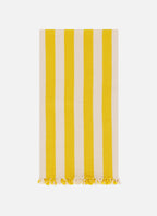 HTH x Domino MEDIUM STRIPE - Lemon & Sand Tea Towel