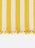 HTH x Domino MEDIUM STRIPE - Lemon & Sand Tea Towel