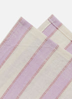 LILAC & CREAM - Stripe Napkins