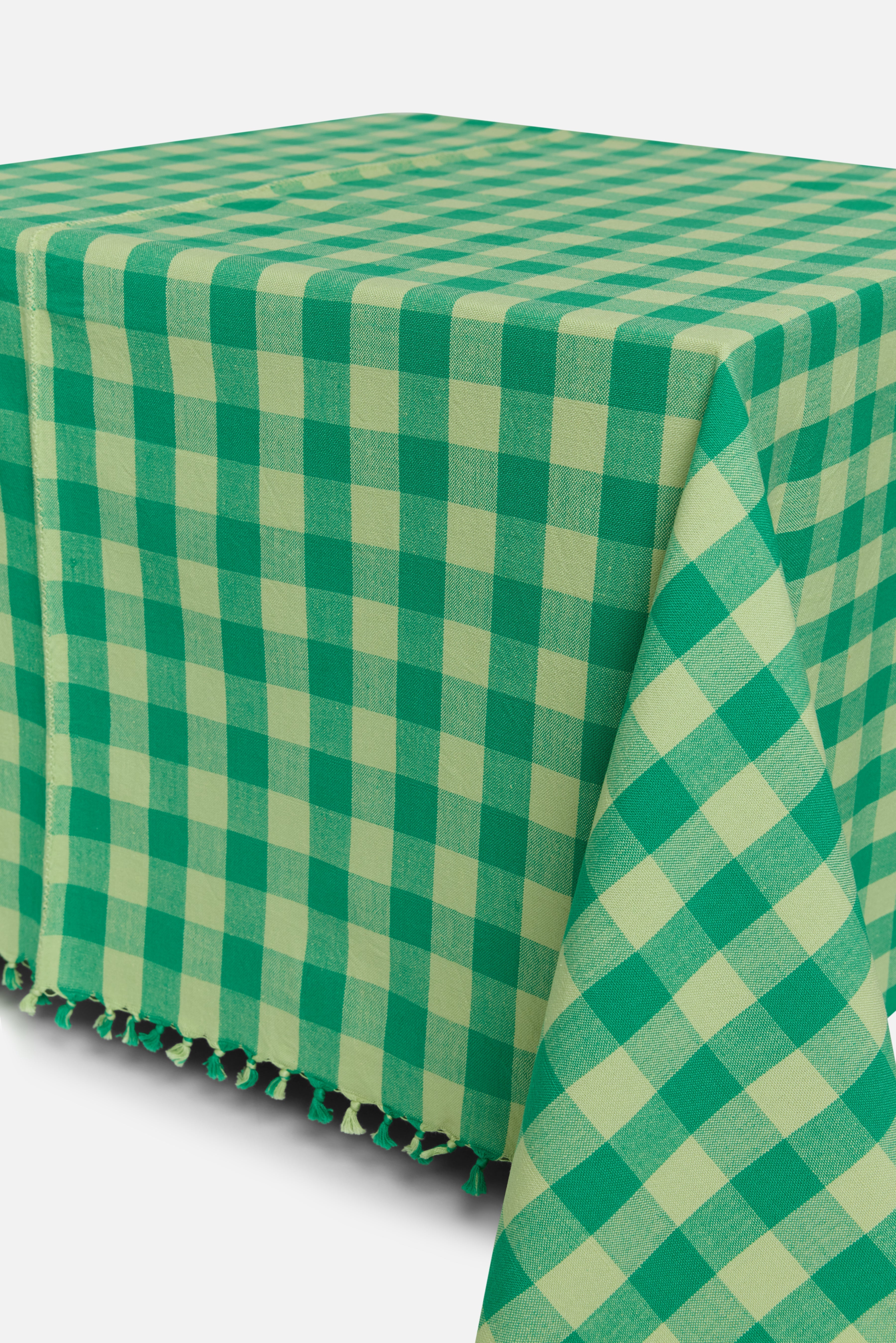 GINGHAM - Lime Tablecloth