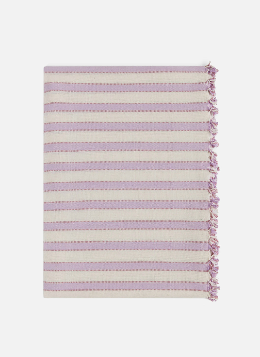 LILAC & CREAM - Stripe Tablecloth