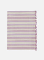 LILAC & CREAM - Stripe Tablecloth