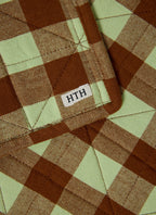 GINGHAM - Avocado Quilted Placemat