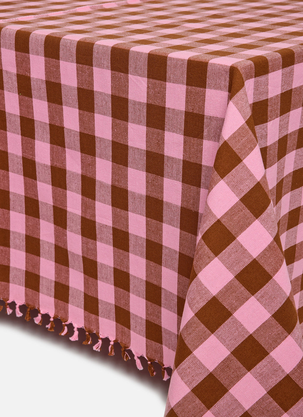CANDY GINGHAM - Pink Tablecloth