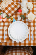 Large Cream Compostable Plates (x8)