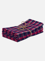 HTH x NICKEY KEHOE - Alexandra Plaid Navy Napkins