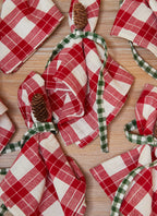ANNABELLE PLAID - Red Napkins