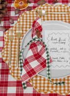 ANNABELLE PLAID - Red Tablecloth