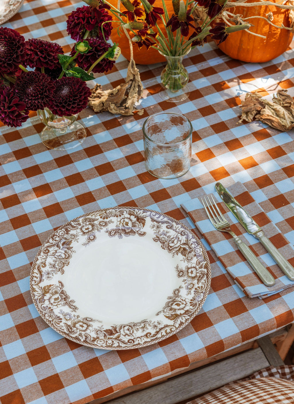 CANDY GINGHAM - Blue Napkins