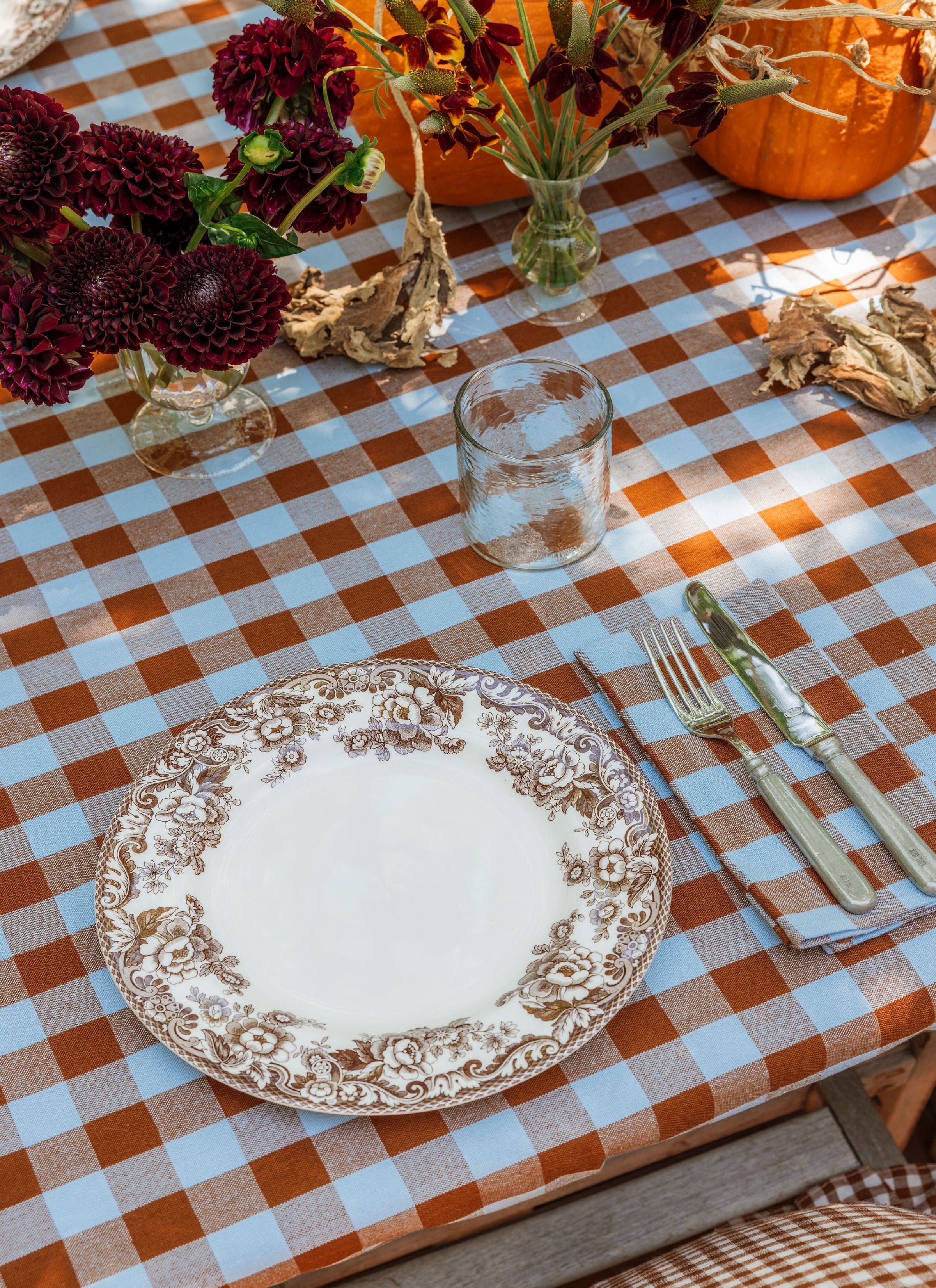CANDY GINGHAM - Blue Napkins
