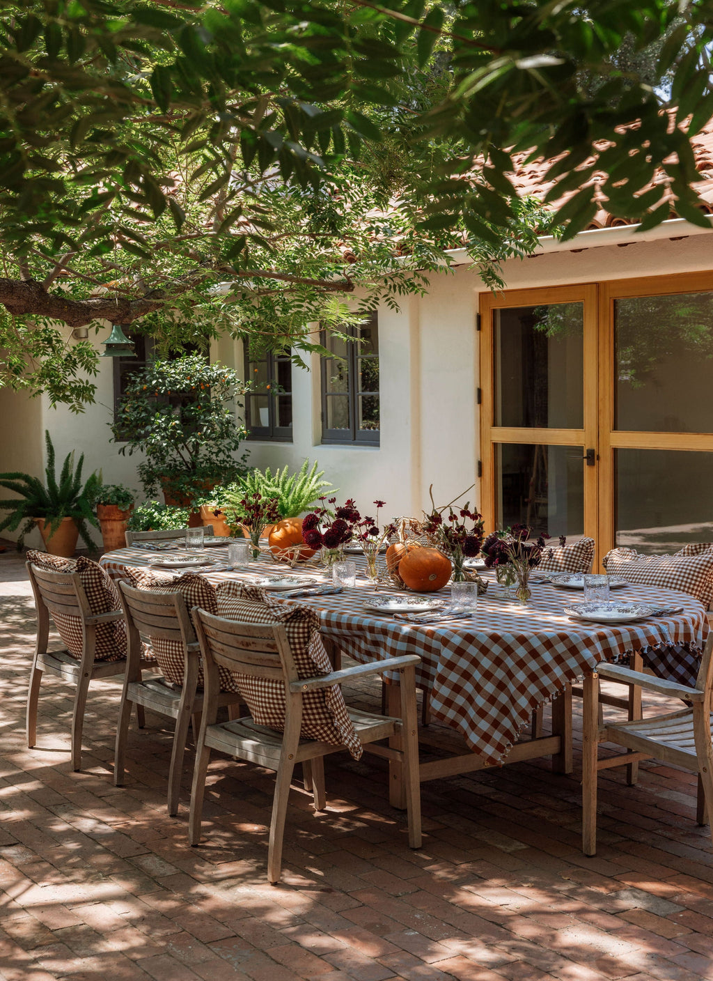 CANDY GINGHAM - Blue Tablecloth