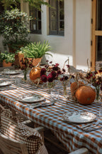 CANDY GINGHAM - Blue Tablecloth