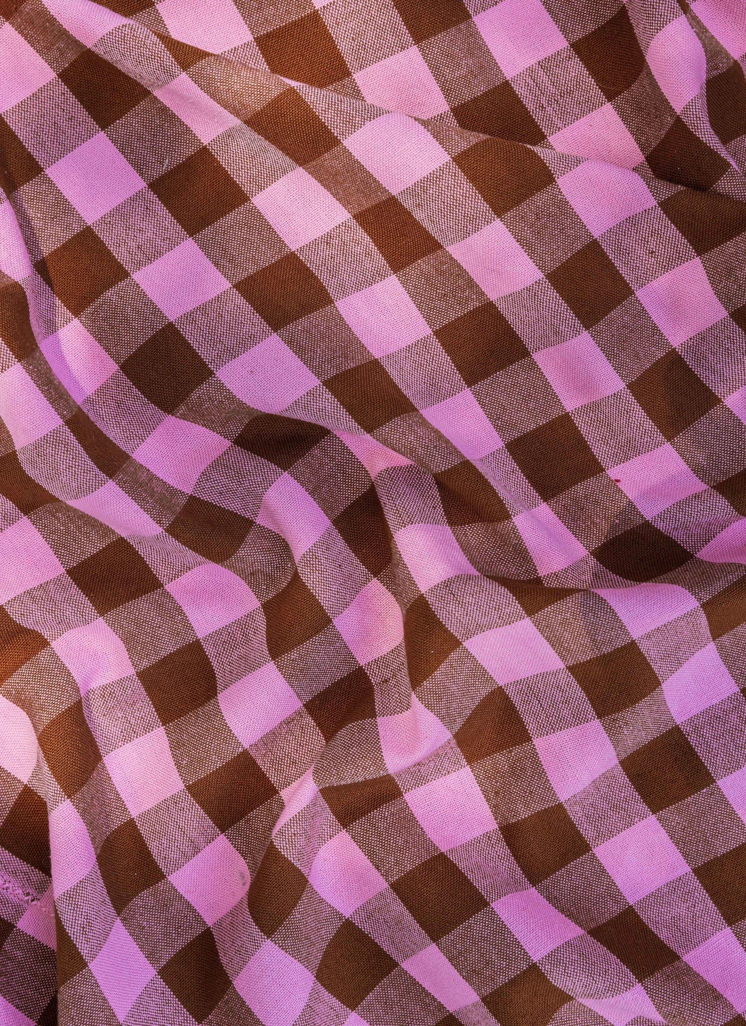 CANDY GINGHAM - Pink Tablecloth
