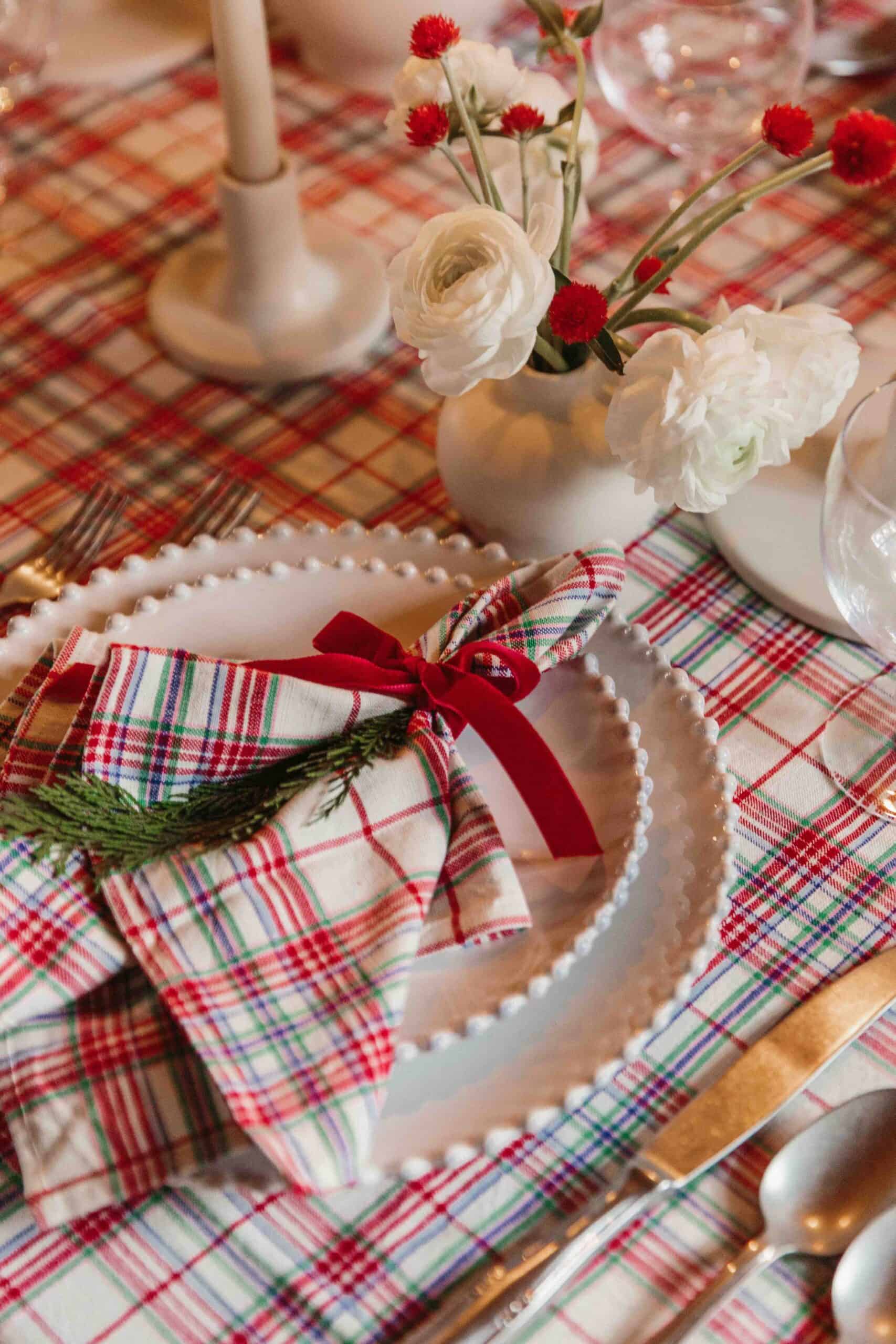 CLARA PLAID - Multicolor Napkins