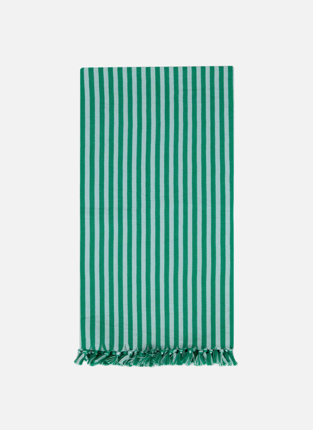 HTH x Domino MINI STRIPE -  Emerald & Sky Tea Towel