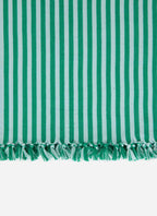 HTH x Domino MINI STRIPE -  Emerald & Sky Tea Towel