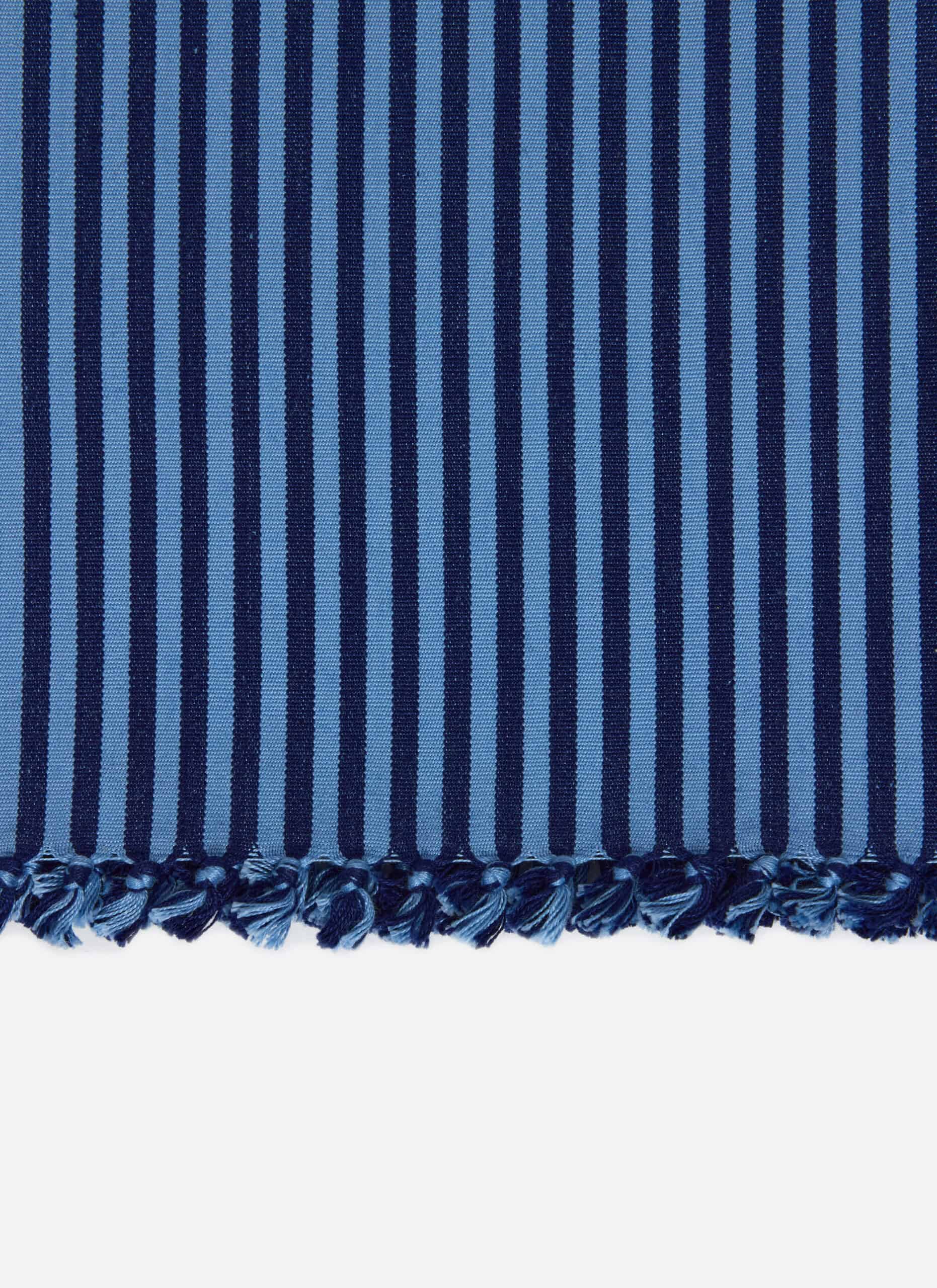 HTH x Domino MINI STRIPE -  Navy & Blue Tea Towel