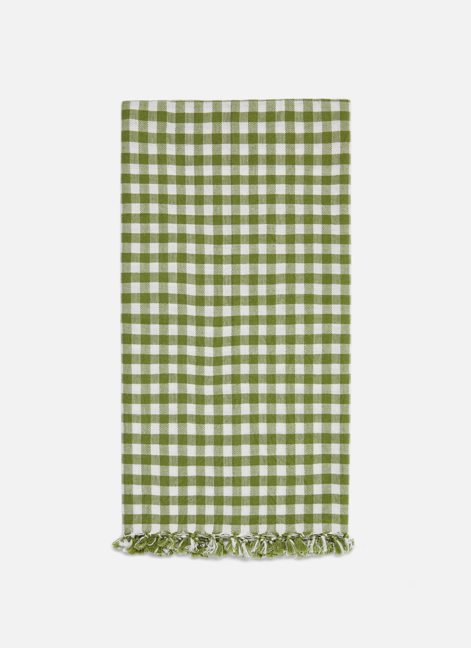 MINI GINGHAM - Olive Tea Towel