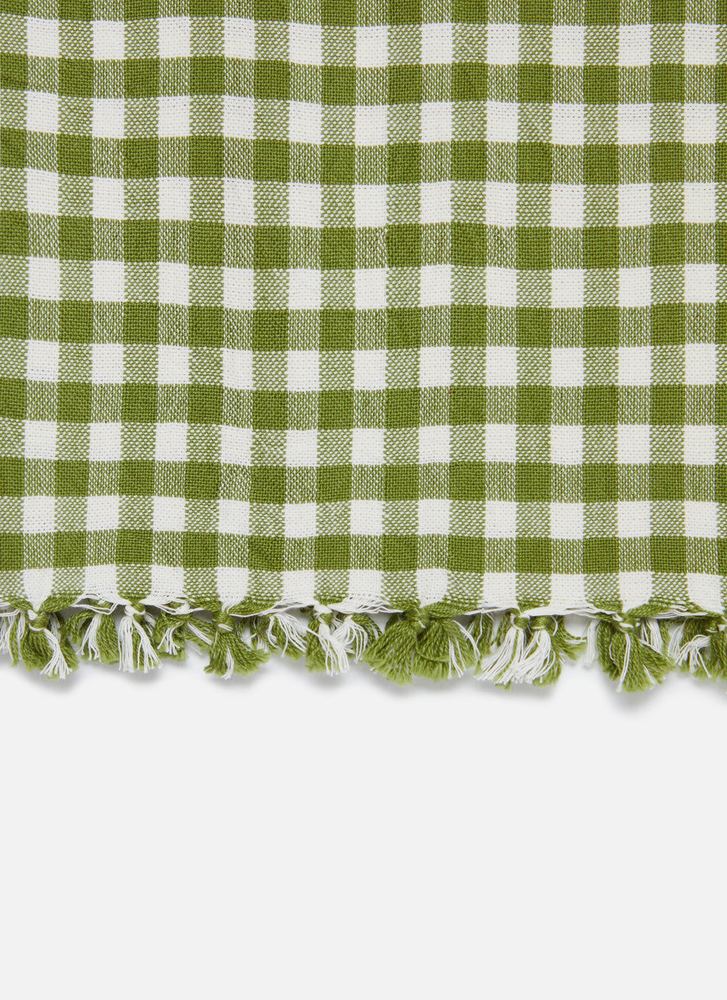 MINI GINGHAM - Olive Tea Towel