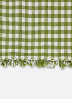 MINI GINGHAM - Olive Tea Towel