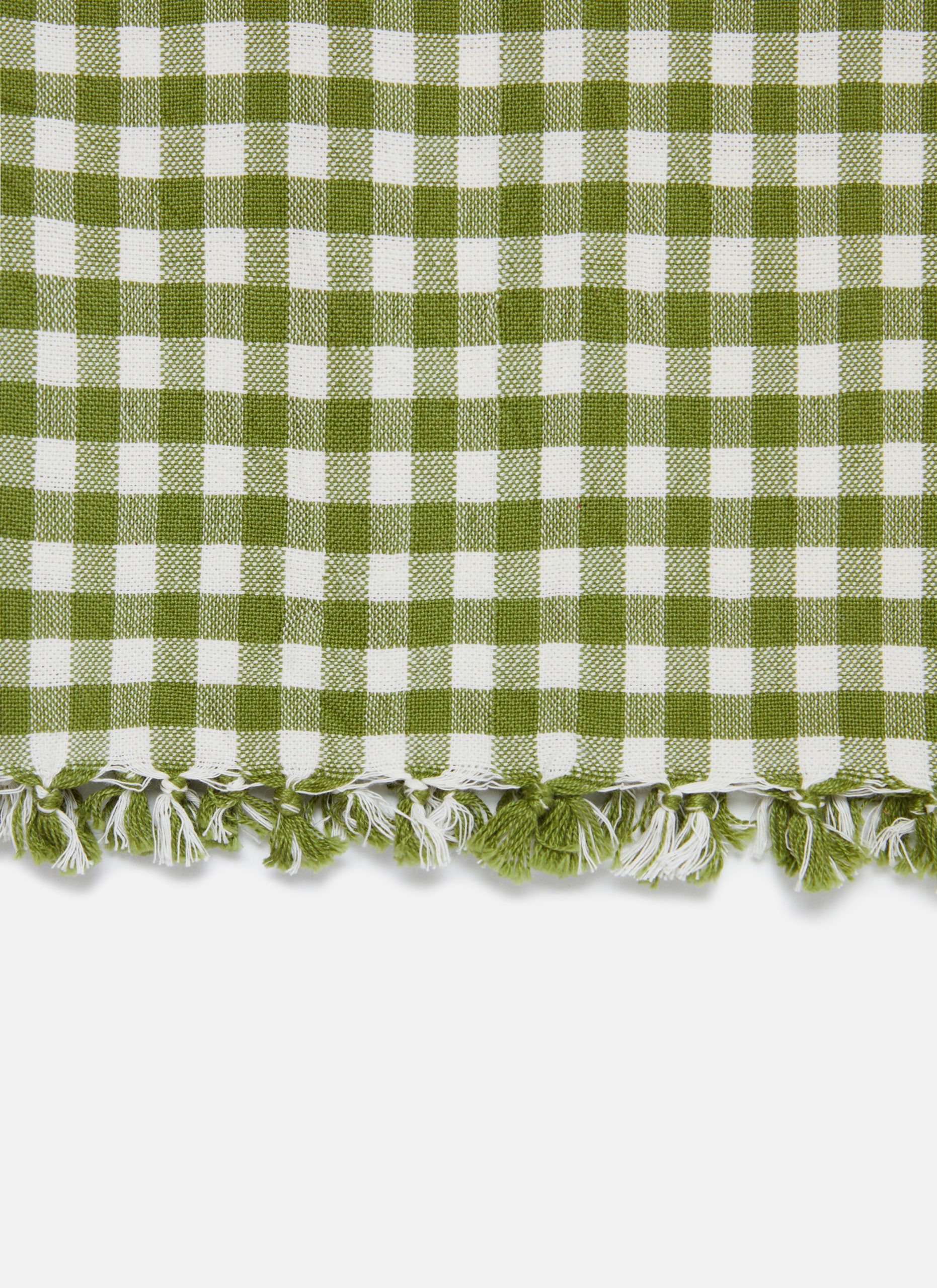 MINI GINGHAM - Olive Tea Towel