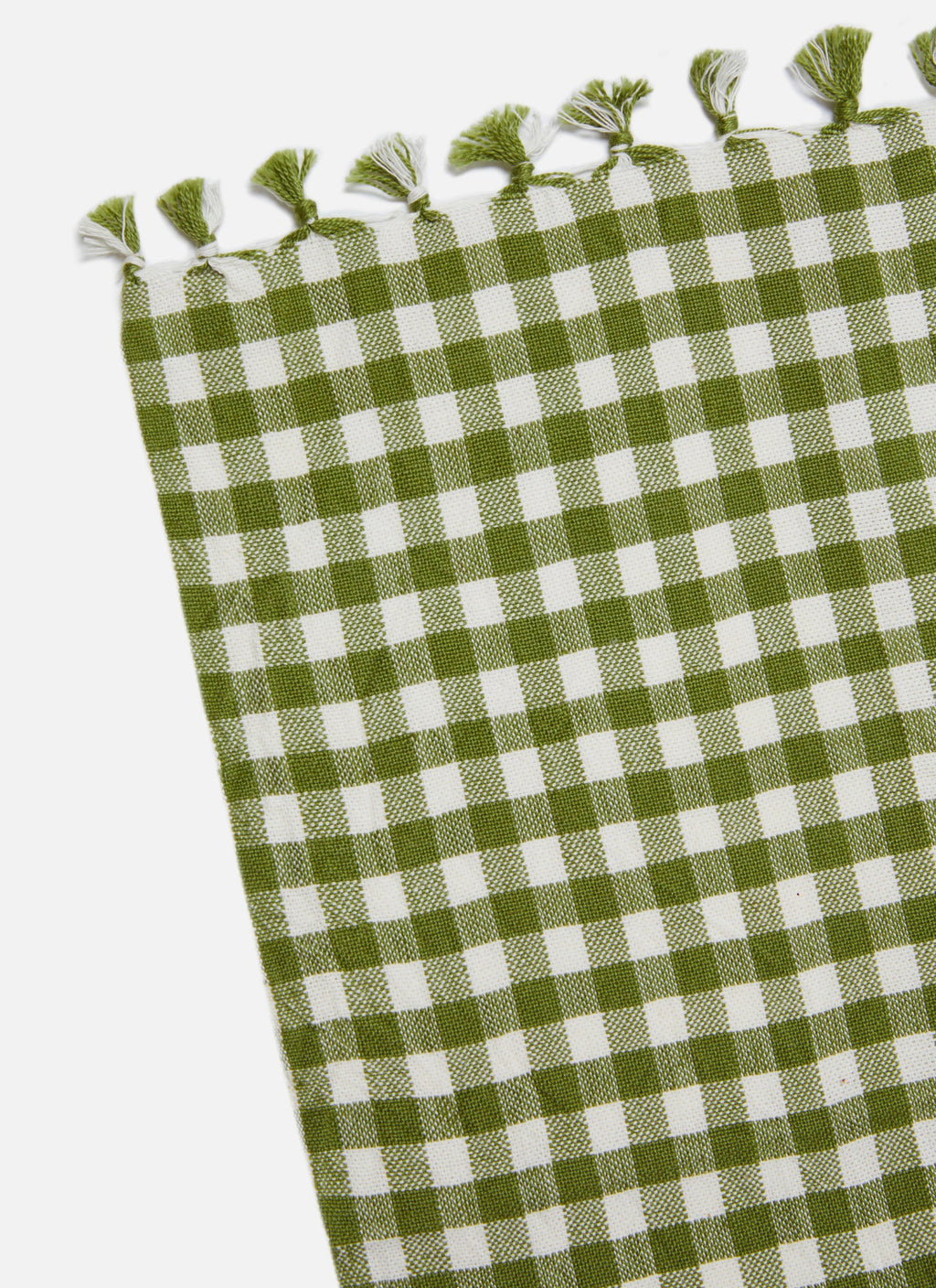 MINI GINGHAM - Olive Tea Towel