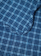 KATHERINE PLAID - Midnight Scalloped Quilted Placemat