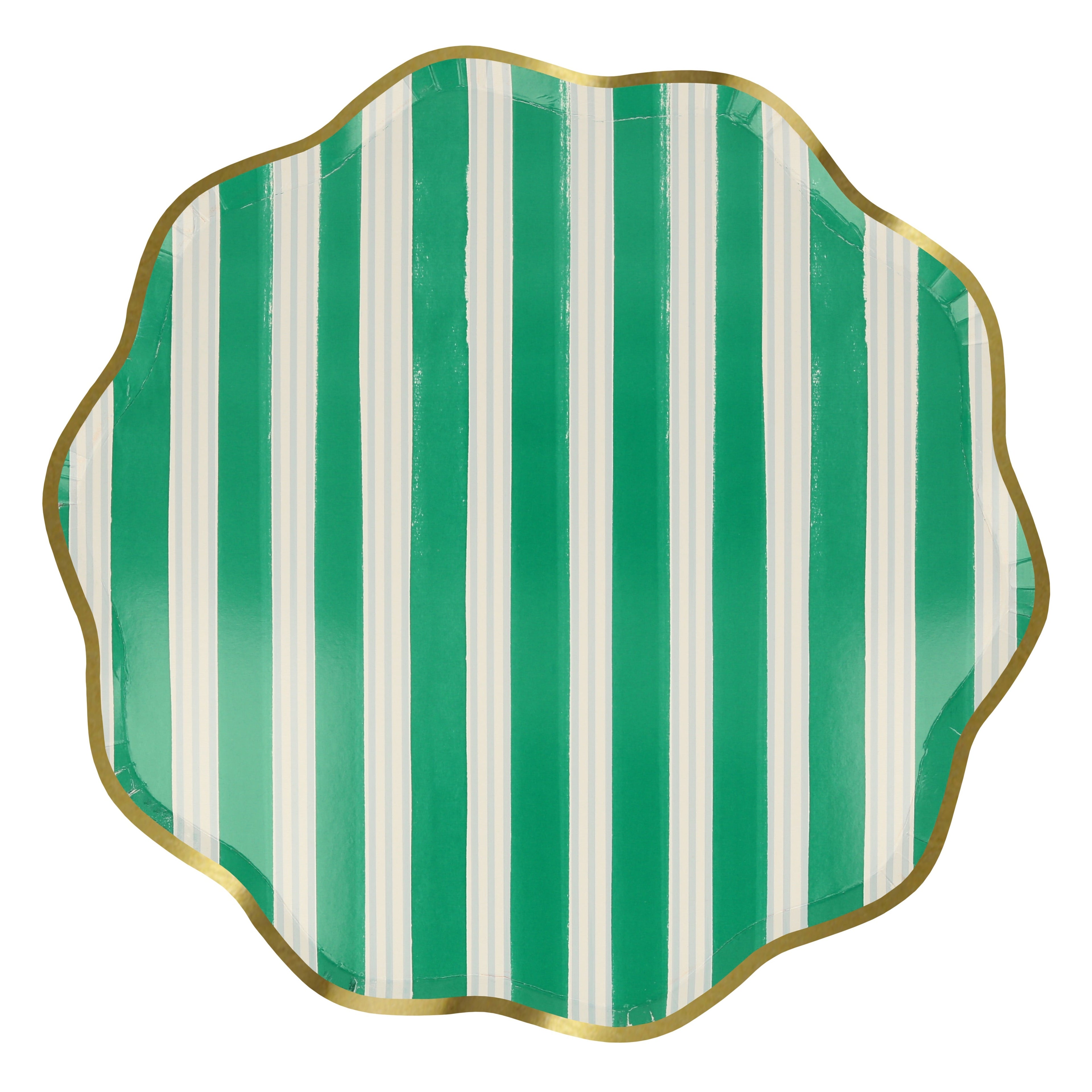 Festive Stripe Dinner Plates (x8)
