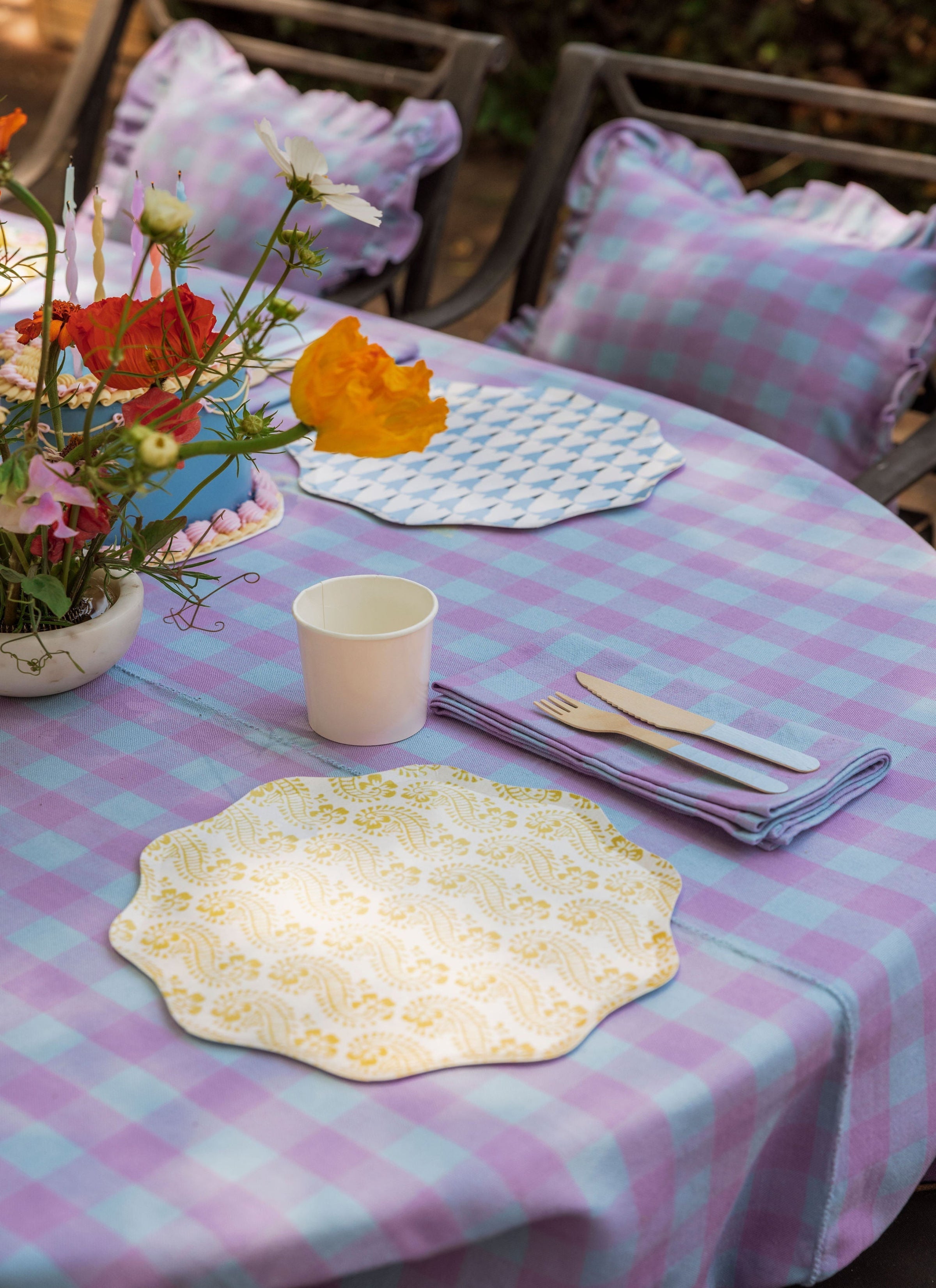 Meri Meri x Molly Mahon - Dinner Plates (x8)