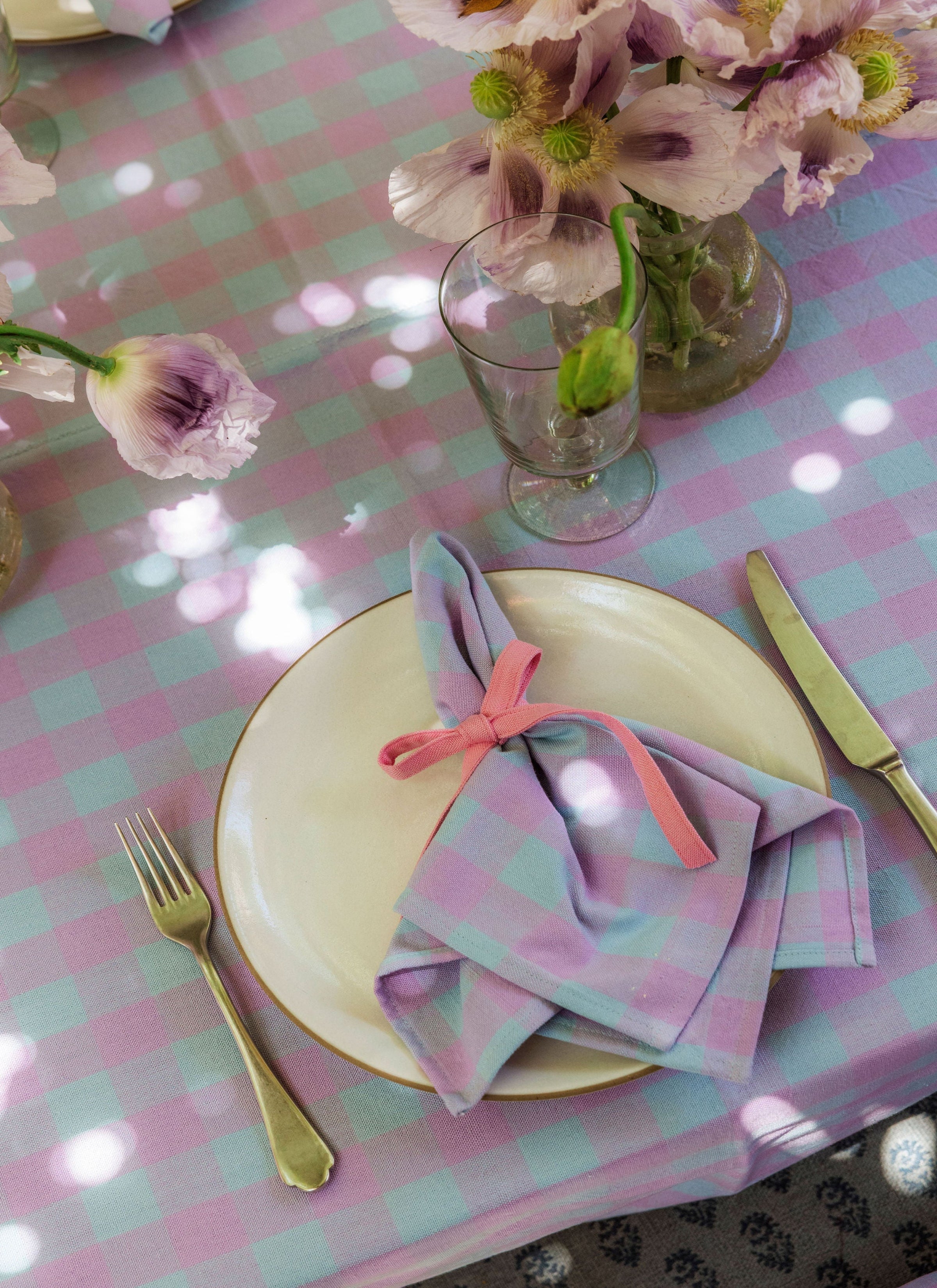 GINGHAM - Taffy Tablecloth