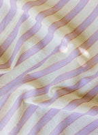 LILAC & CREAM - Stripe Tablecloth