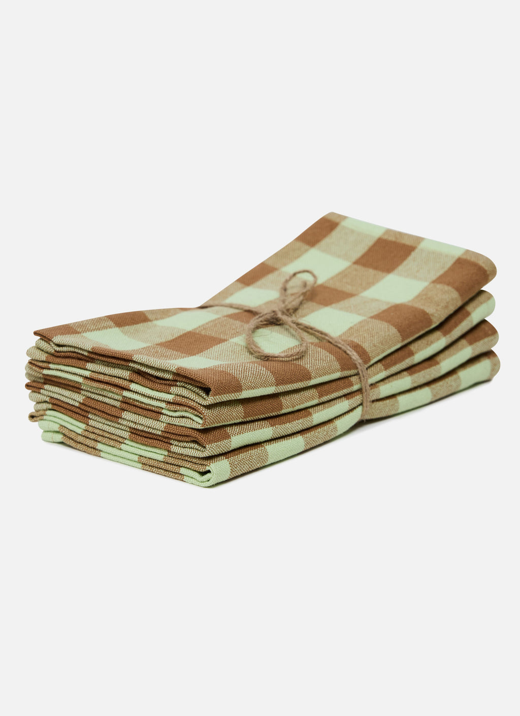 GINGHAM - Avocado Napkins