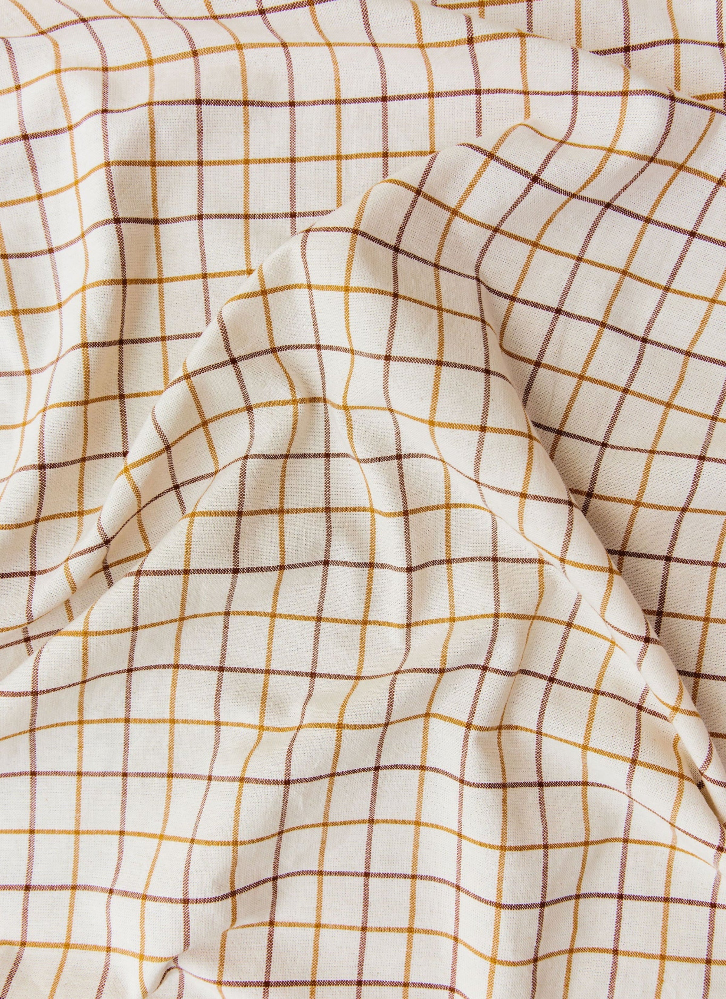 LATTICE - Nutmeg Tablecloth