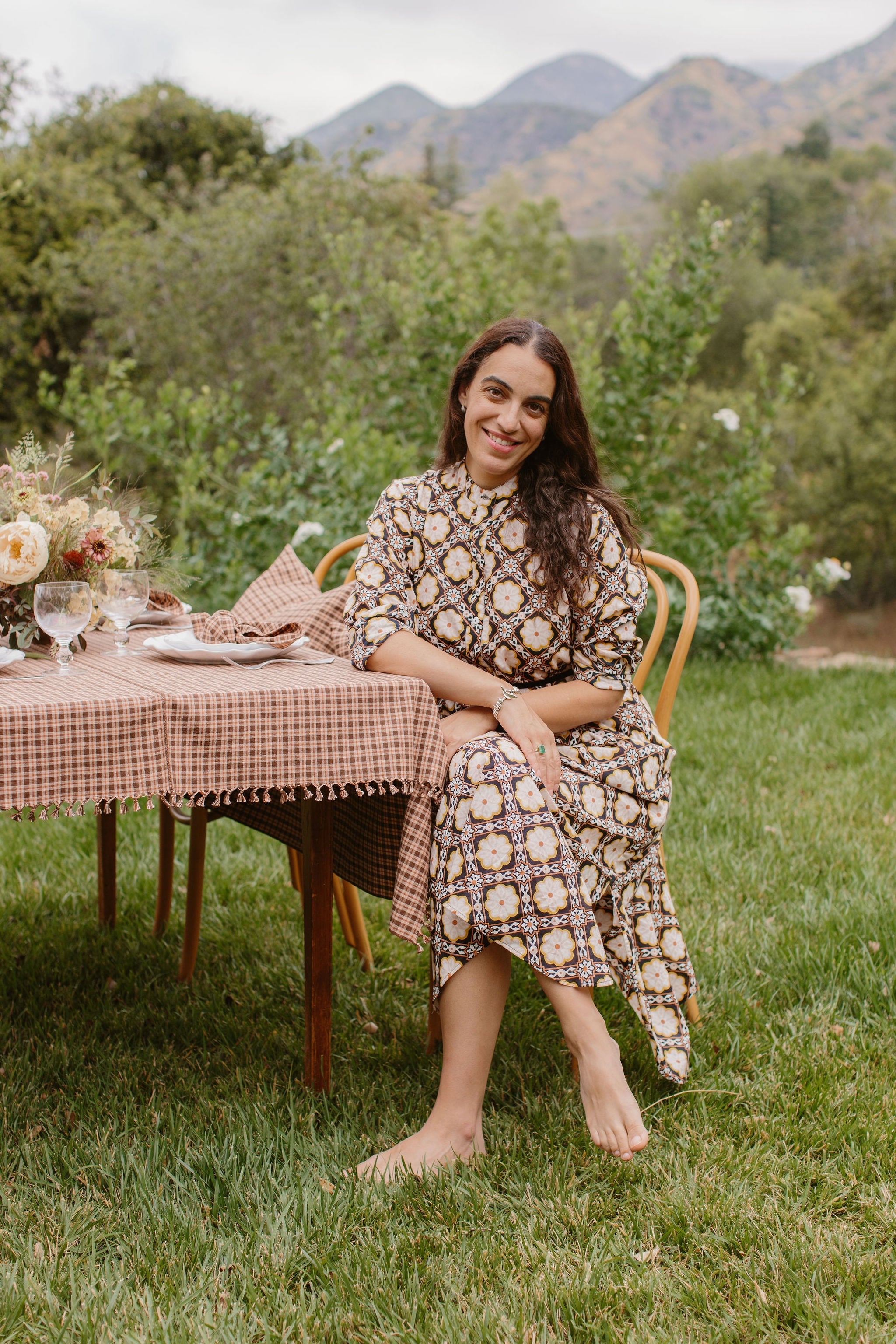 HUDSON PLAID - Sienna Tablecloth