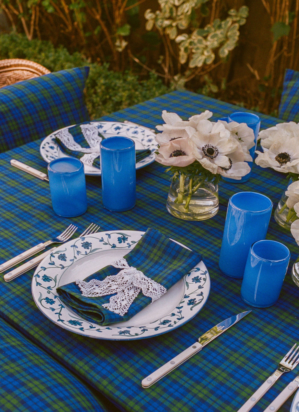 PORTLAND PLAID - Multicolor Tablecloth