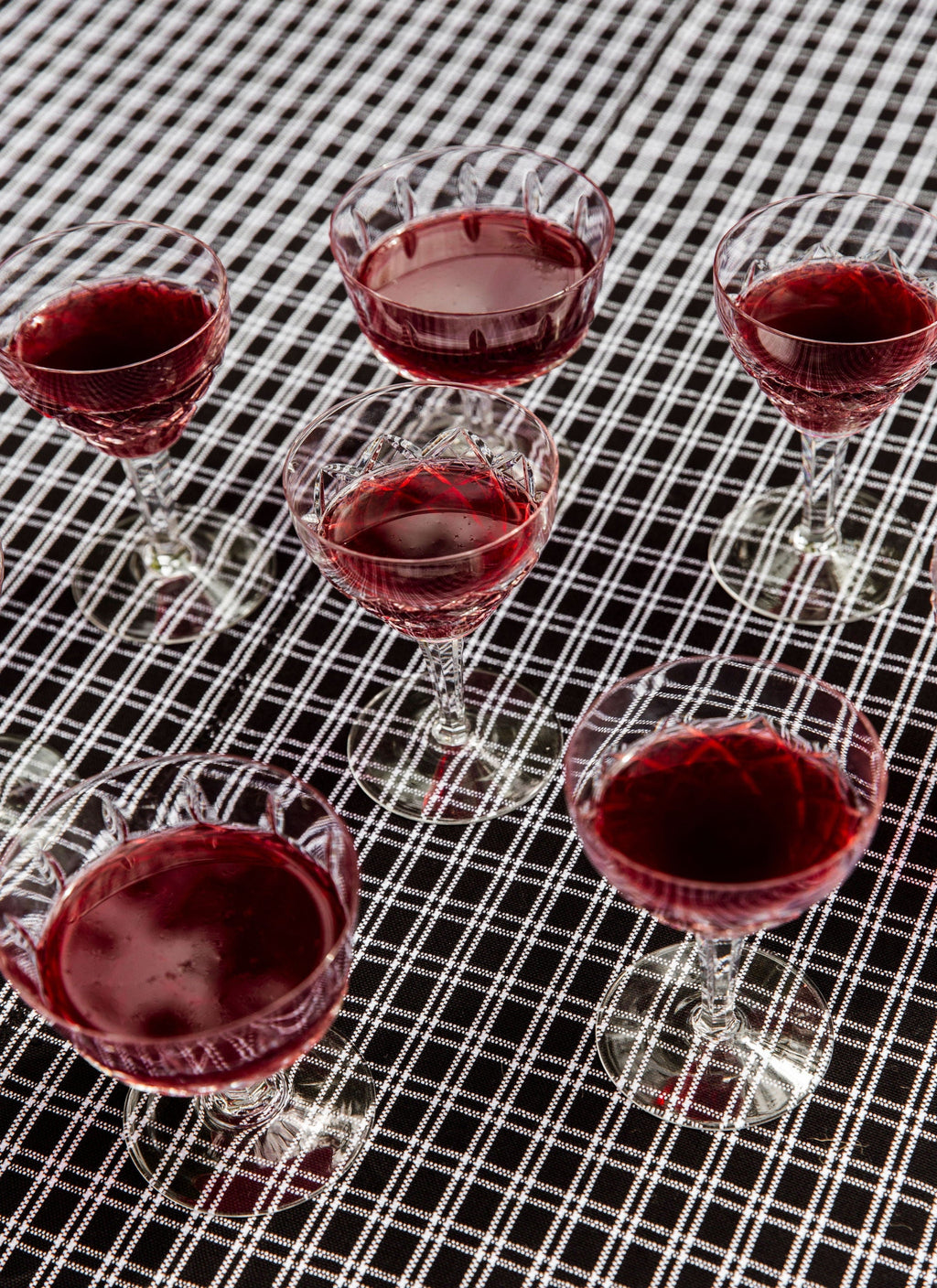 HARRISON PLAID - Black Tablecloth