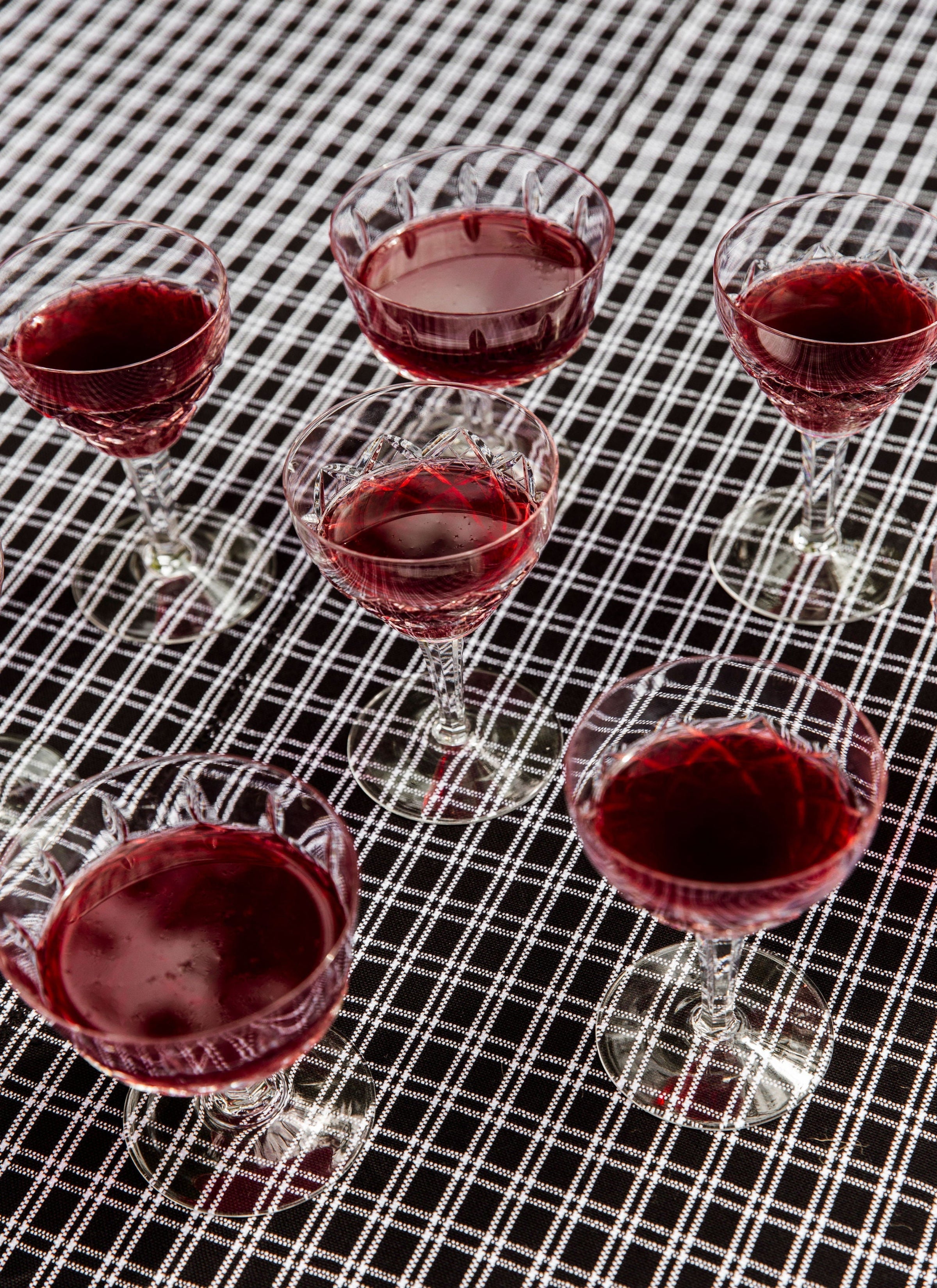 HARRISON PLAID - Black Tablecloth