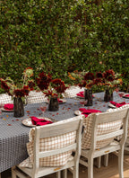 HARRISON PLAID - Black Tablecloth